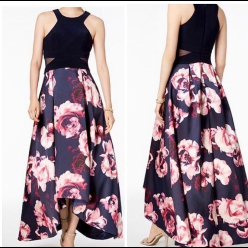 XSCAPE size 14P high low gown